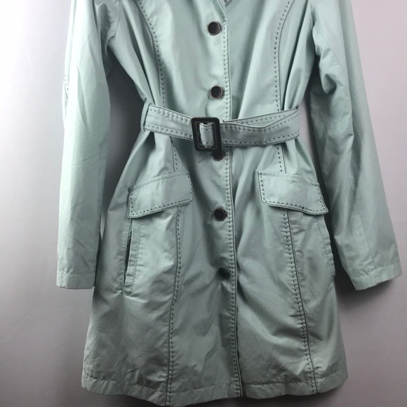 EDDIE BAUER SZ L trench jacket Stitching pattern. - Picture 3 of 8